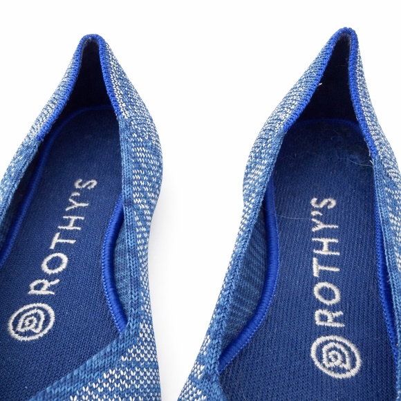 Rothy’s The Point Ballet Flat Indigo Heather Women's Size 6 - Picture 3 of 5